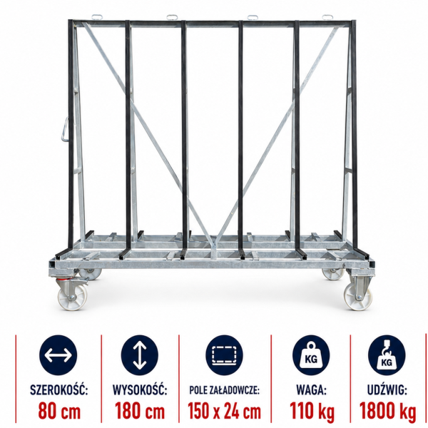 Stojak transportowy mobilny T-C-A-1