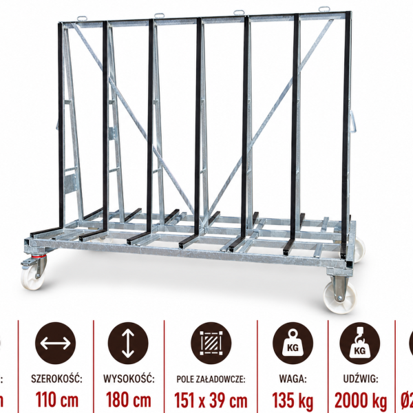 Stojak transportowy mobilny T-C-A-2